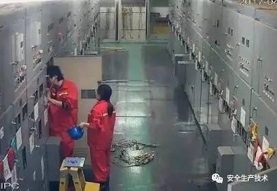 用電安全——值班人員非法進入高壓開關柜，并遭受6kV高壓電擊。