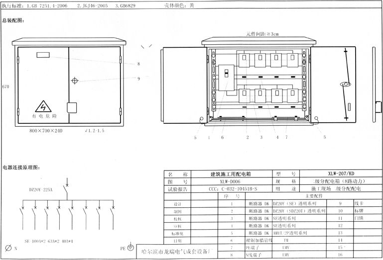 標準化示例|如何配置施工現場臨時用電配電箱(機柜)？