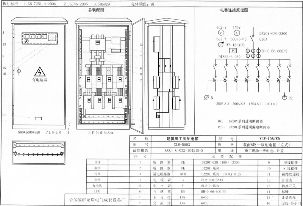 標準化示例|如何配置施工現場臨時用電配電箱(機柜)？
