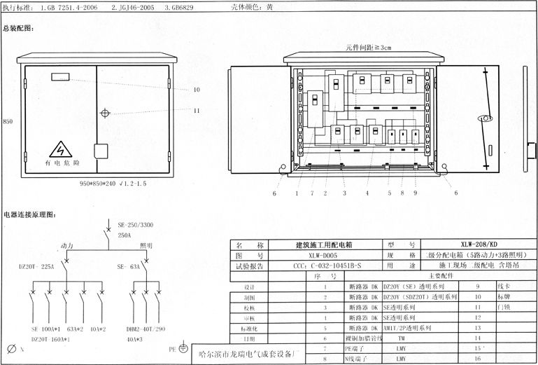標準化示例|如何配置施工現場臨時用電配電箱(機柜)？