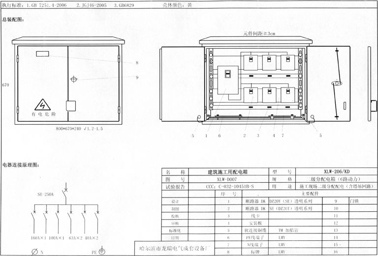 標準化示例|如何配置施工現場臨時用電配電箱(機柜)？